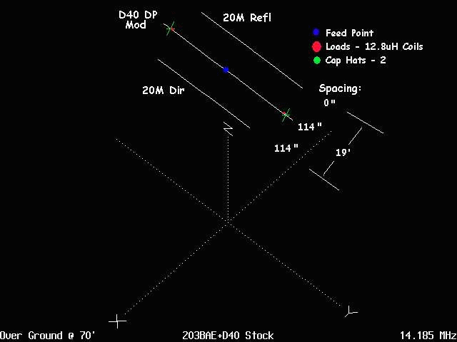 K6JRF's LG203BAE w/ 40M DP as CF