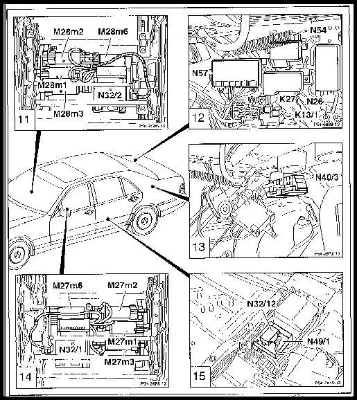 Anti-Theft Alarm System Major Parts Location