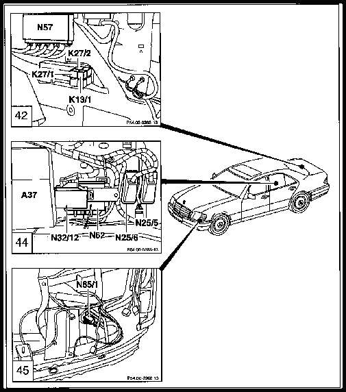 Convenience Features (CF) Module Location