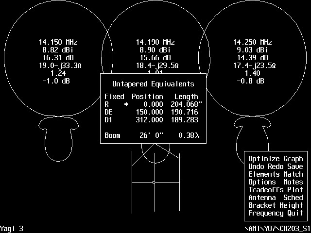 YO's HG203BA Extended to 26'