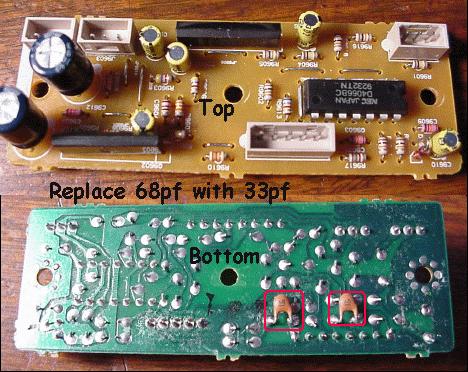 FT1000D SHP Board; Top and Bottom Views