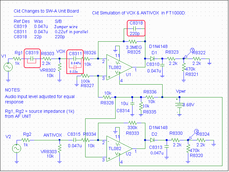 PSpice Simulation Schematic
