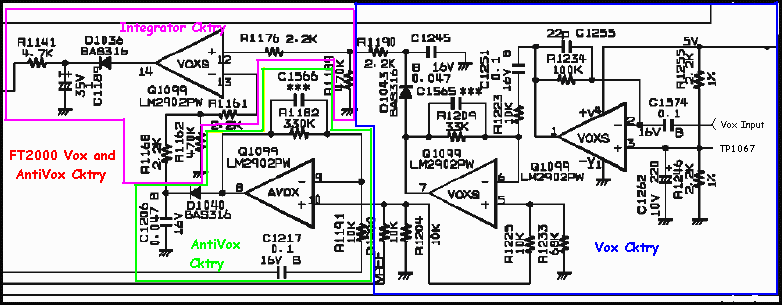 Vox-AntiVox Ckt Schematic from the FT2000 Service Manual