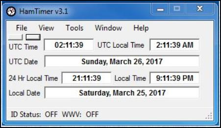 HAM Timer
                                V3.1