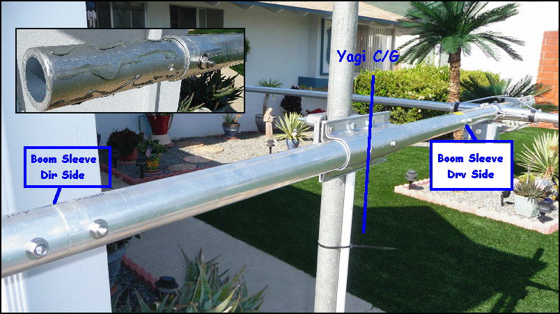 Pic showing the new Yagi B-M clamp moved to yagi's C/G