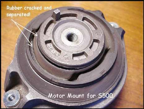 Motor Mount from my S500 at 98K miles