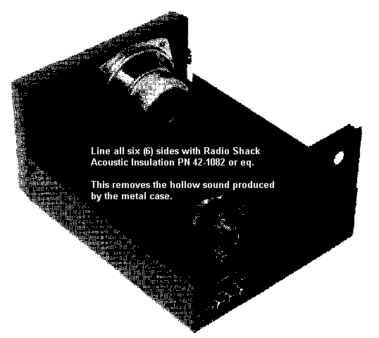 Add Acoustic Insulation to Dampen Resonances