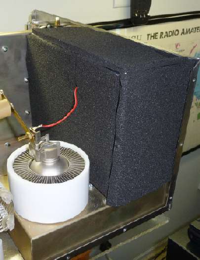 Sound Proofing Material completely closes blower plenum cavity